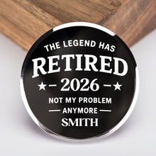 Load image into Gallery viewer, Personalized Engraved Wooden Watch Retirement Gift for Dad