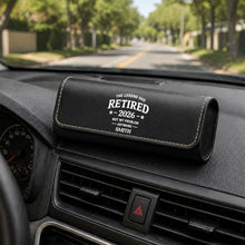 Load image into Gallery viewer, Personalized Leather Eyeglass Case Custom Name Gift for Dad