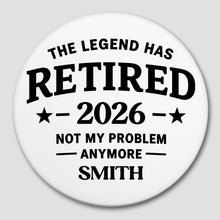 Load image into Gallery viewer, Personalized Ceramic Coaster Funny Retirement Gift for Dad