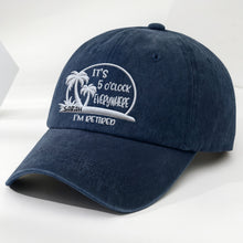 Load image into Gallery viewer, Personalized Washed Denim Cap Custom Name Gift for Retirees