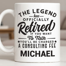 Load image into Gallery viewer, Personalized Funny Retirement Coffee Mug Custom Gift for Dad