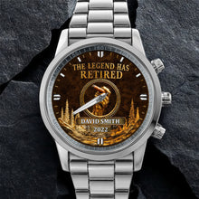 Load image into Gallery viewer, Personalized Custom Men's Watch with Cigar Design Gift for Dad