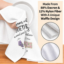 Load image into Gallery viewer, Personalized Floral State Kitchen Towel Custom Gift for Sister