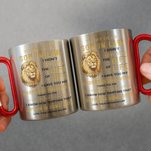 Load image into Gallery viewer, Personalized Stainless Steel Carabiner Mug Gift for Son-in-Law