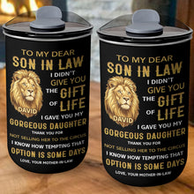 Load image into Gallery viewer, Personalized 10oz Tumbler Custom Gift for Son-in-Law