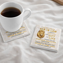 Load image into Gallery viewer, Personalized Ceramic Coaster Custom Gift for Son-in-Law