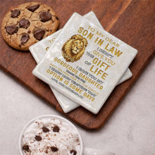 Load image into Gallery viewer, Personalized Ceramic Coaster Custom Gift for Son-in-Law
