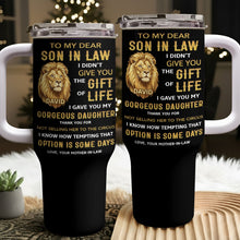 Load image into Gallery viewer, Personalized 40oz Tumbler Custom Gift for Son-in-Law