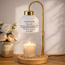 Load image into Gallery viewer, Personalized Candle Warmer Lamp Custom Name Gift for Son-in-Law