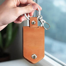 Load image into Gallery viewer, Personalized Leather Keychain Custom Photo Gift for Son-in-Law