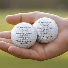 Load image into Gallery viewer, Personalized Custom Golf Ball Double-Sided Gift for Son-in-Law