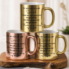 Load image into Gallery viewer, Personalized Metallic Mug Custom Gift for Son-in-Law Birthday Christmas