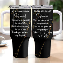 Load image into Gallery viewer, Personalized 40oz Tumbler Custom Name Gift for Son-in-Law