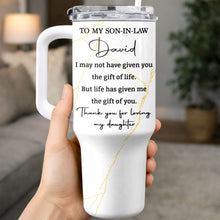 Load image into Gallery viewer, Personalized 40oz Tumbler Custom Name Gift for Son-in-Law