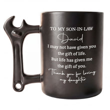 Load image into Gallery viewer, Personalized Wrench Handle Coffee Mug Custom Gift for Son-in-Law
