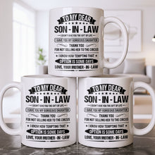 Load image into Gallery viewer, Personalized Coffee Mug for Son-in-Law Unique Gift Idea