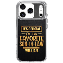 Load image into Gallery viewer, Personalized Clear Phone Case Custom Name Gift for Son-in-Law