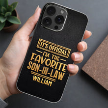 Load image into Gallery viewer, Personalized Clear Phone Case Custom Name Gift for Son-in-Law