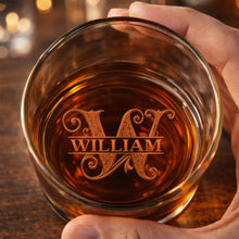 Load image into Gallery viewer, Personalized Whiskey Glass Custom Name Gift for Son-in-Law