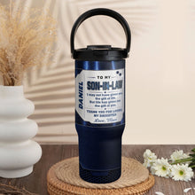 Load image into Gallery viewer, Personalized 30oz Tumbler Gift for Son-in-Law with Handle