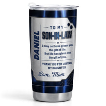 Load image into Gallery viewer, Personalized Custom 20oz Tumbler Gift for Son-in-Law