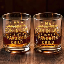 Load image into Gallery viewer, Personalized Whiskey Glass Custom Name Gift for Son-in-Law