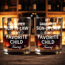Load image into Gallery viewer, Personalized Whiskey Glass Custom Name Gift for Son-In-Law