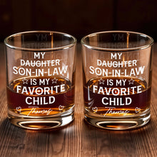 Load image into Gallery viewer, Personalized Whiskey Glass Custom Name Gift for Son-In-Law