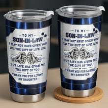 Load image into Gallery viewer, Personalized 20oz Stainless Steel Tumbler Custom Gift for Son-in-Law