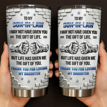 Load image into Gallery viewer, Personalized Stainless Steel Tumbler Custom Gift for Son-in-Law
