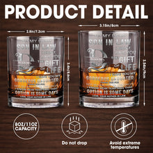 Load image into Gallery viewer, Personalized Custom Whiskey Glass Monogram Gift for Son-in-Law