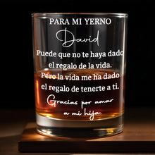 Load image into Gallery viewer, Personalized Whiskey Glass Custom Name Gift for Son-in-Law