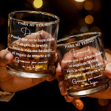 Load image into Gallery viewer, Personalized Whiskey Glass Custom Name Gift for Son-in-Law