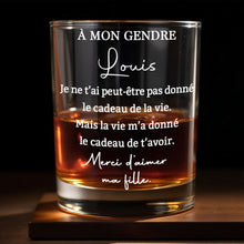 Load image into Gallery viewer, Personalized Custom Whiskey Glass Gift for Son-in-Law
