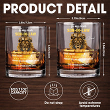 Load image into Gallery viewer, Personalized Crown Whiskey Glass Custom Name Gift for Son-in-Law