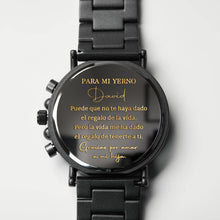 Load image into Gallery viewer, Personalized Engraved Wooden Watch Gift for Son-in-Law