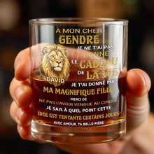 Load image into Gallery viewer, Personalized Custom Whiskey Glass Gift for Son-in-Law