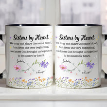 Load image into Gallery viewer, Personalized Sister Mug with Birth Month Flowers Custom Gift
