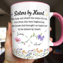 Load image into Gallery viewer, Personalized Sister Mug with Birth Month Flowers Custom Gift