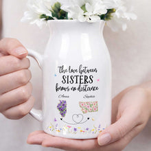 Load image into Gallery viewer, Personalized Ceramic Flower Vase Custom State Map Gift for Sister