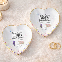 Load image into Gallery viewer, Personalized Heart-Shaped Jewelry Dish Custom Gift for Sister