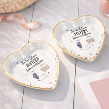 Load image into Gallery viewer, Personalized Heart-Shaped Jewelry Dish Custom Gift for Sister