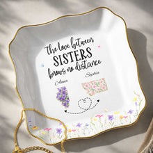 Load image into Gallery viewer, Personalized Lace Jewelry Dish Custom Name Gift for Sister