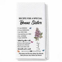 Load image into Gallery viewer, Personalized Kitchen Towel Custom Recipe for Sister-in-Law Gift