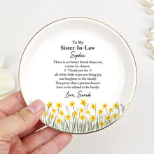 Load image into Gallery viewer, Personalized Jewelry Dish Custom Name Gift for Sister-in-Law