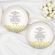 Load image into Gallery viewer, Personalized Jewelry Dish Custom Name Gift for Sister-in-Law
