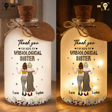 Load image into Gallery viewer, Personalized Frosted Glass Short Bottle Light Bestie Gift