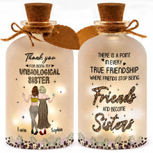 Load image into Gallery viewer, Personalized Frosted Glass Short Bottle Light Bestie Gift