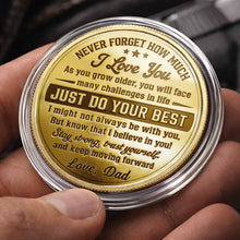 Load image into Gallery viewer, Personalized Fist Bump Commemorative Coin Custom Gift for Son
