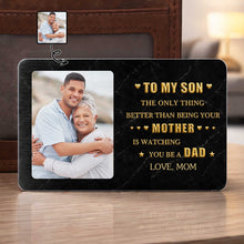 Load image into Gallery viewer, Personalized Aluminum Wallet Card for Son Custom Message Gift
